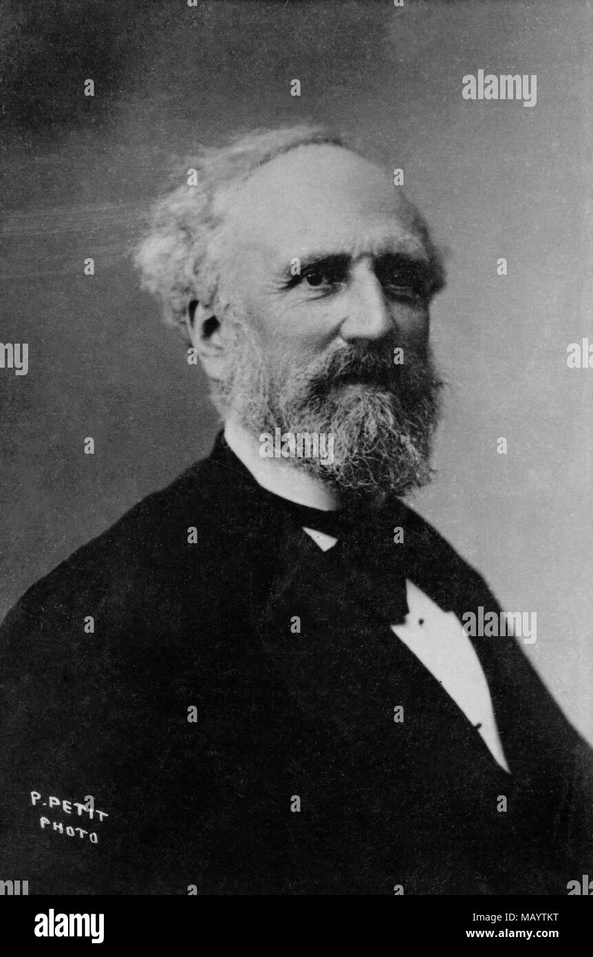 Portrait of Alexandre Ribot ( 1842 - 1923 ) deputy , minister  -  photography by    Pierre Petit Stock Photo