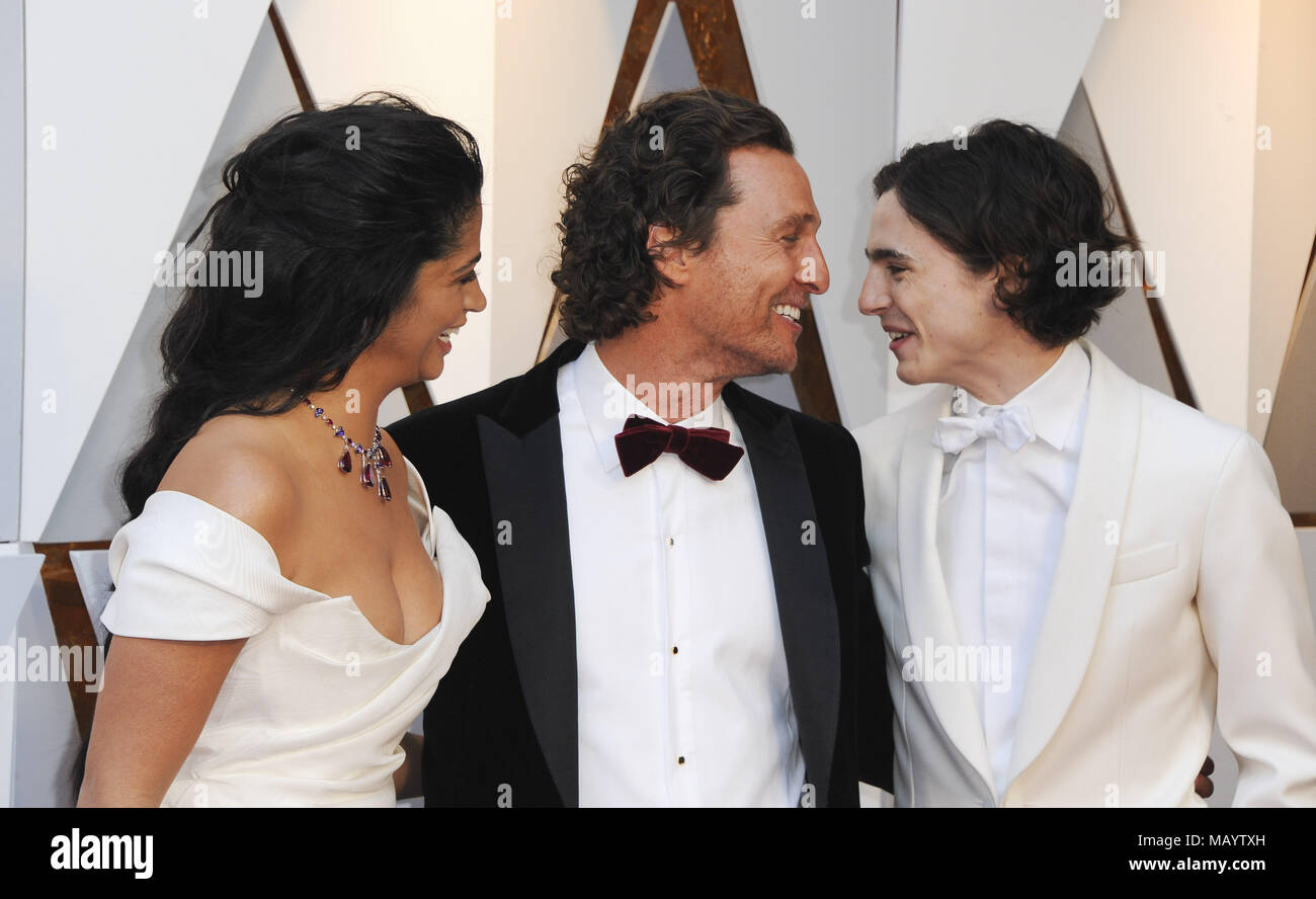The 90th Academy Awards arrivals Featuring: Camila Alves Matthew