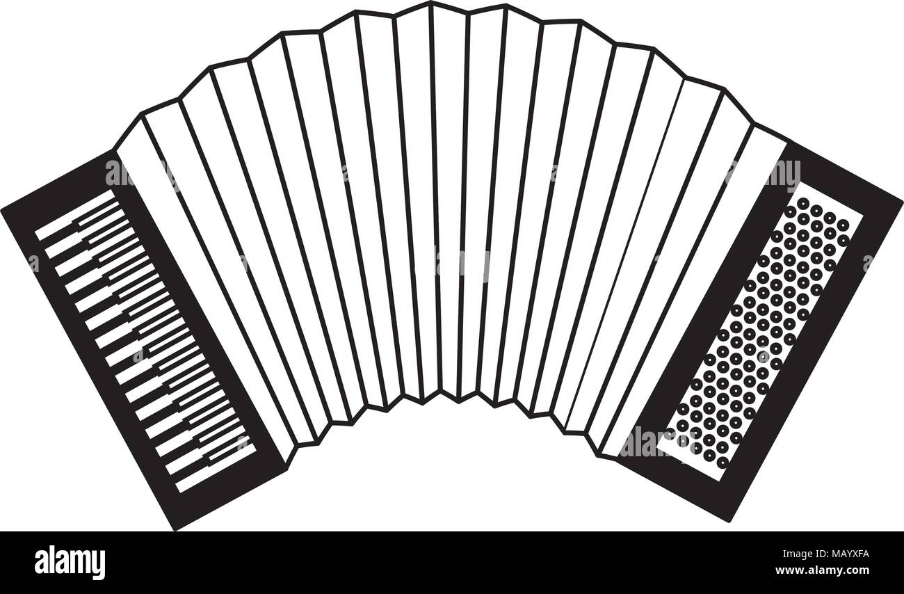 accordion musical instrument sound icon Stock Vector Image & Art Alamy