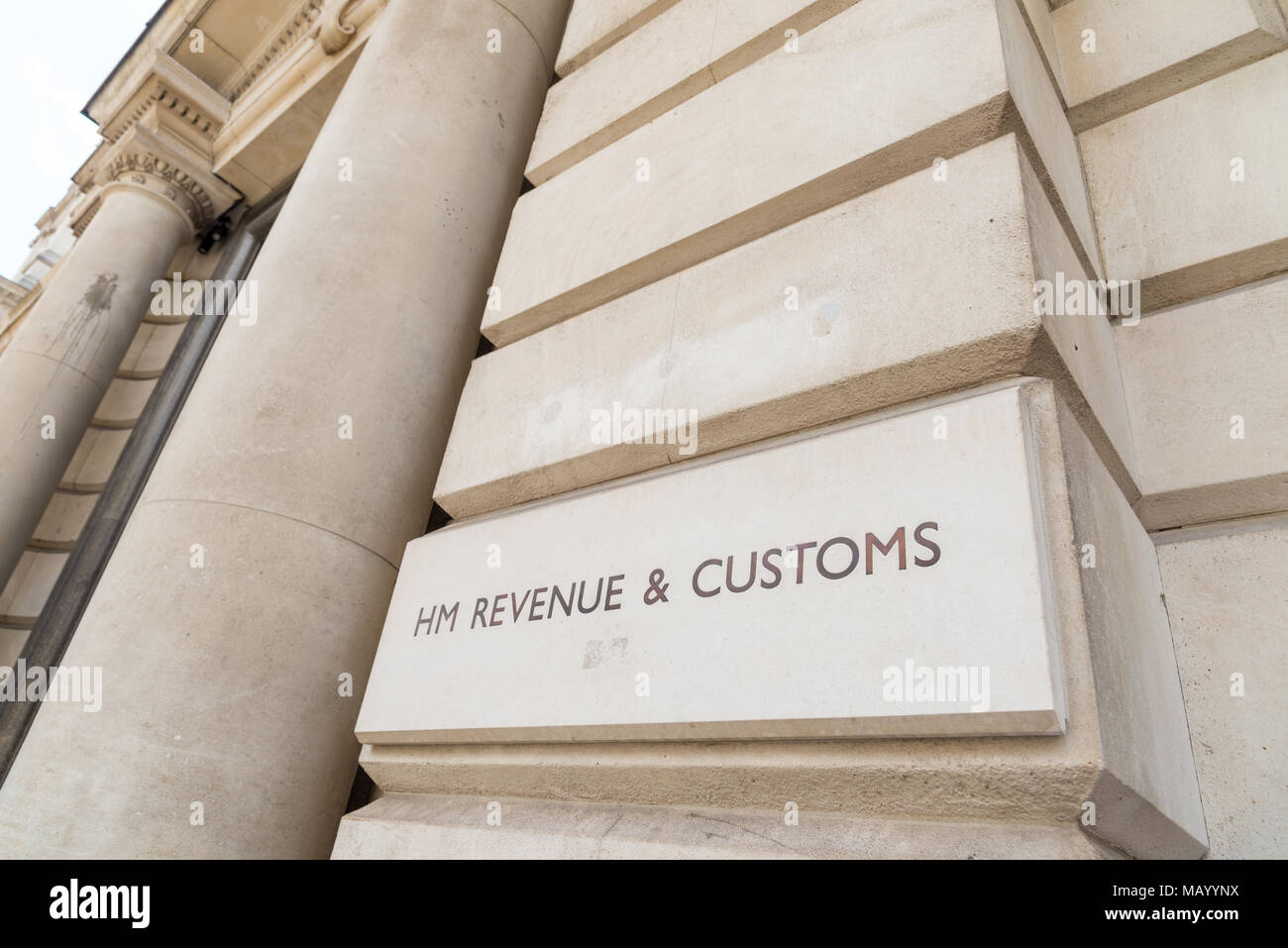 HM Revenue and Customs, Whitehall, London, UK Stock Photo