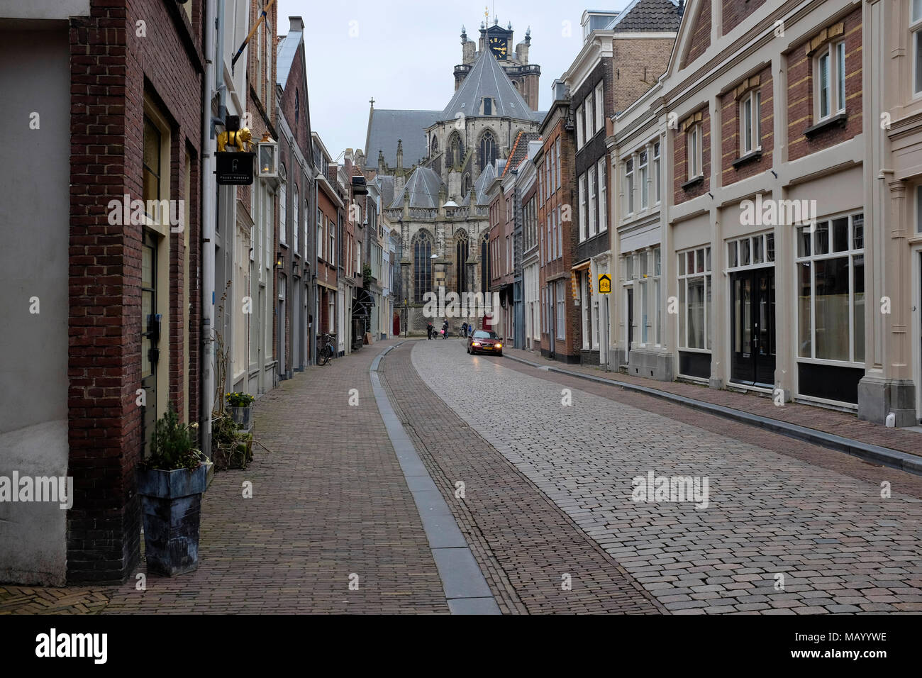 Old canal houses in Dordrecht, Netherlands Stock Photo Alamy