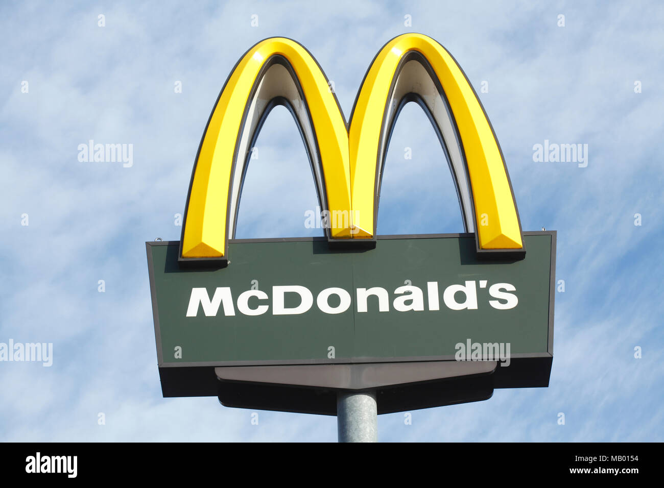 Logo of McDonald\'s, Germany Stock Photo - Alamy