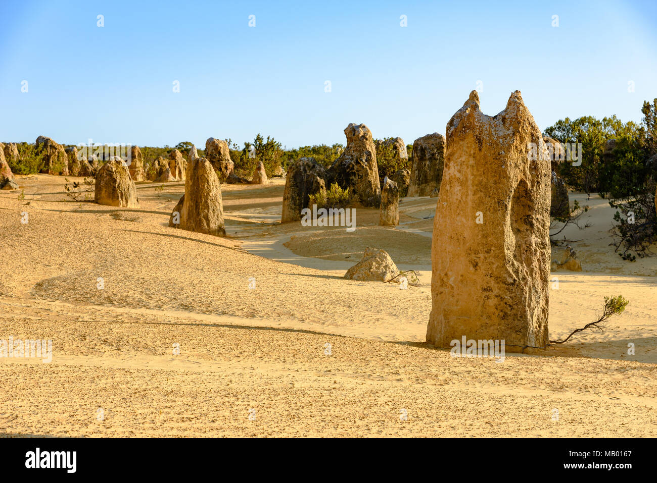 Pinnacle Weathering Rocks Pinnacles Desert Rock Formation Stock Photos & Pinnacles Desert Rock ...