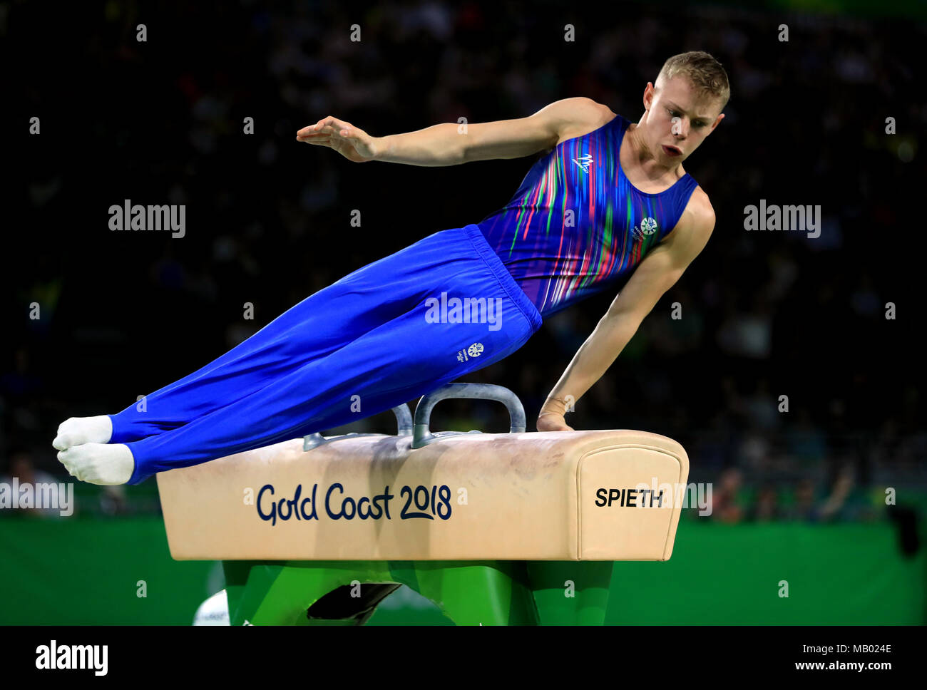 Scotland's Hamish Carter on the Pommel horse during the men's men’s