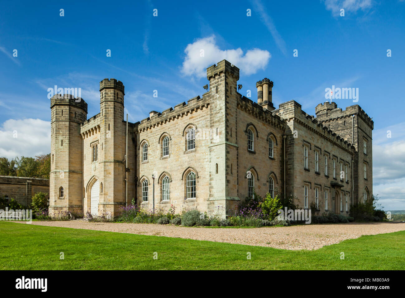 Autumn afternoon at Chiddingstone Castle Stock Photo Alamy