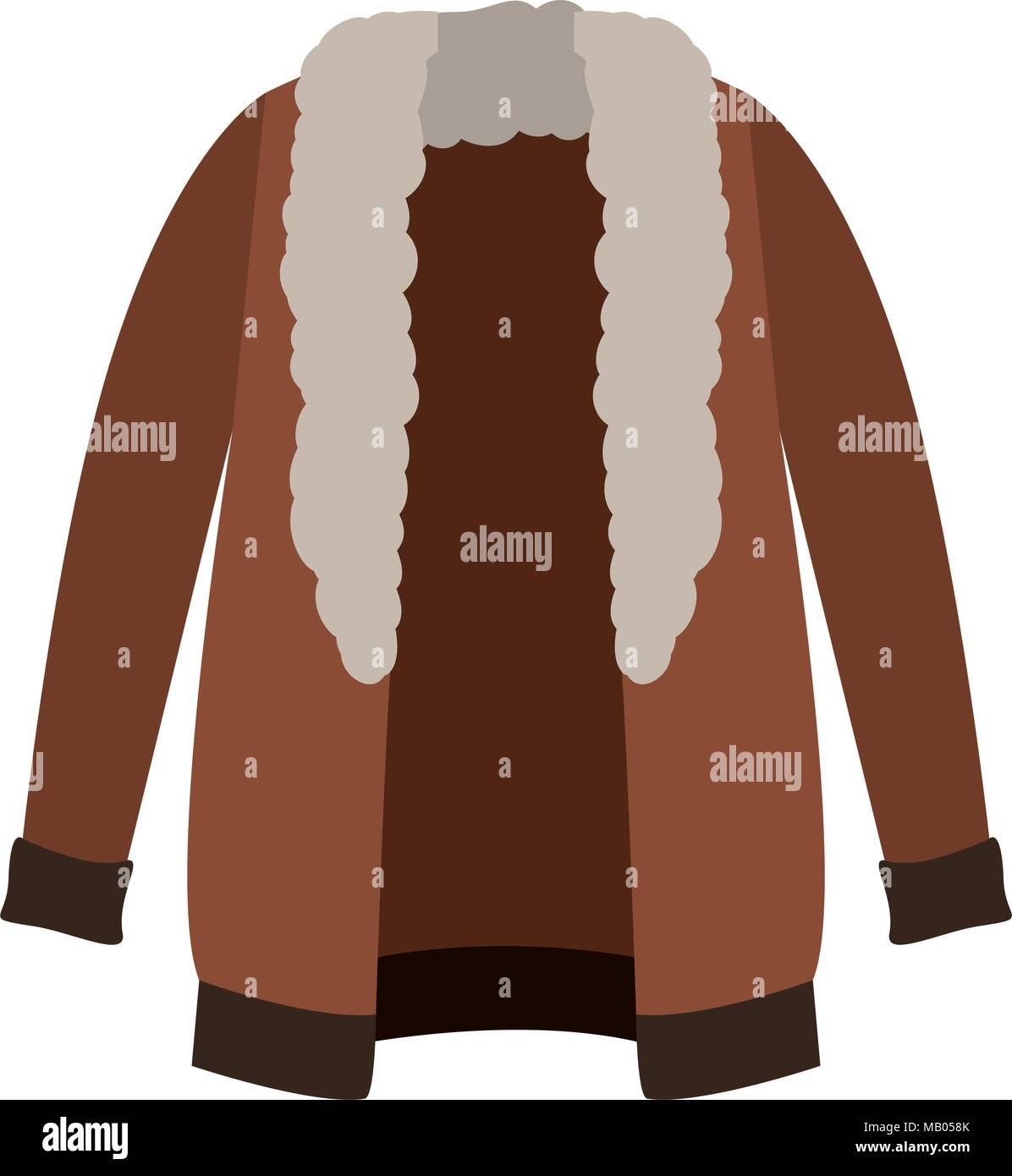 winter jacket clothes icon Stock Vector Image & Art - Alamy