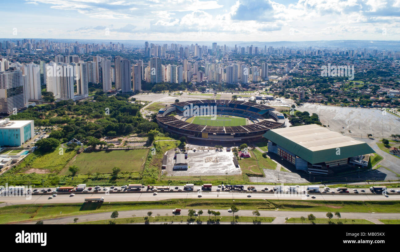Goiania Aerial View Goias Brasil Stock Photo Alamy