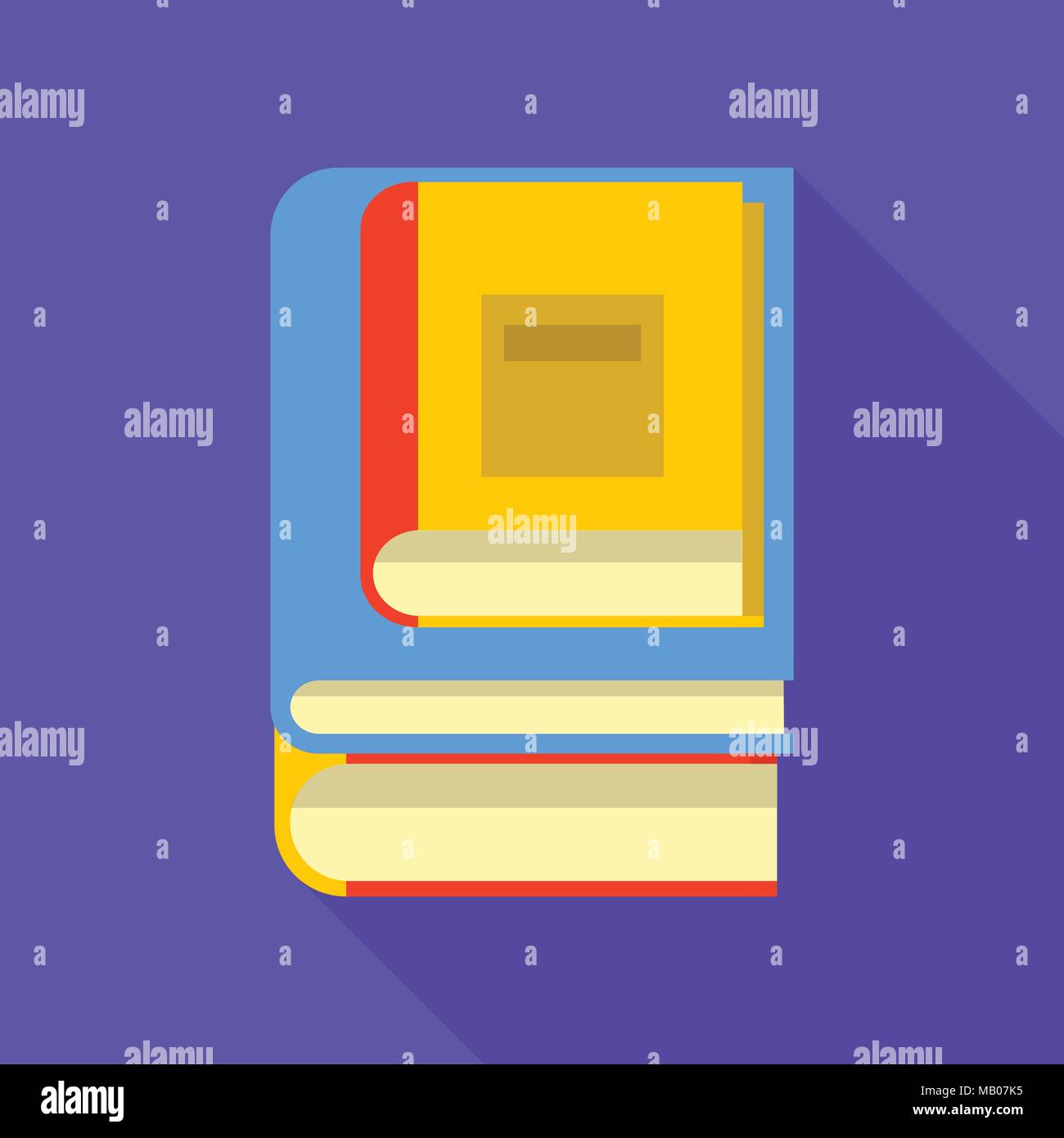Interesting book icon, flat style Stock Vector Image & Art - Alamy