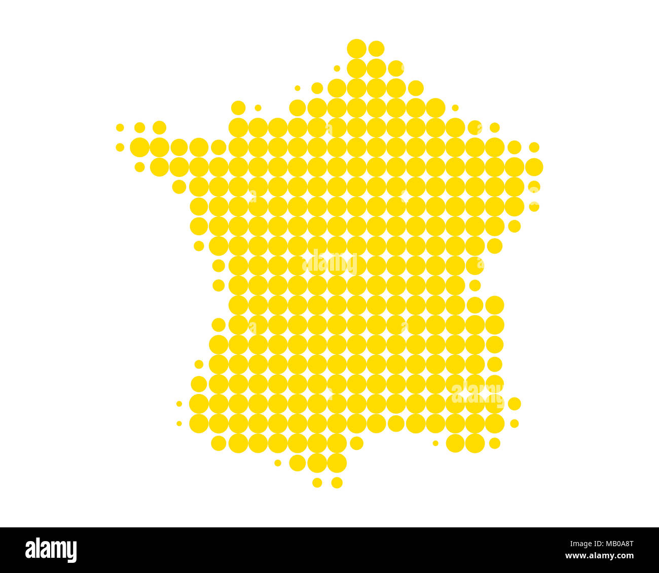 Map of France Stock Photo - Alamy