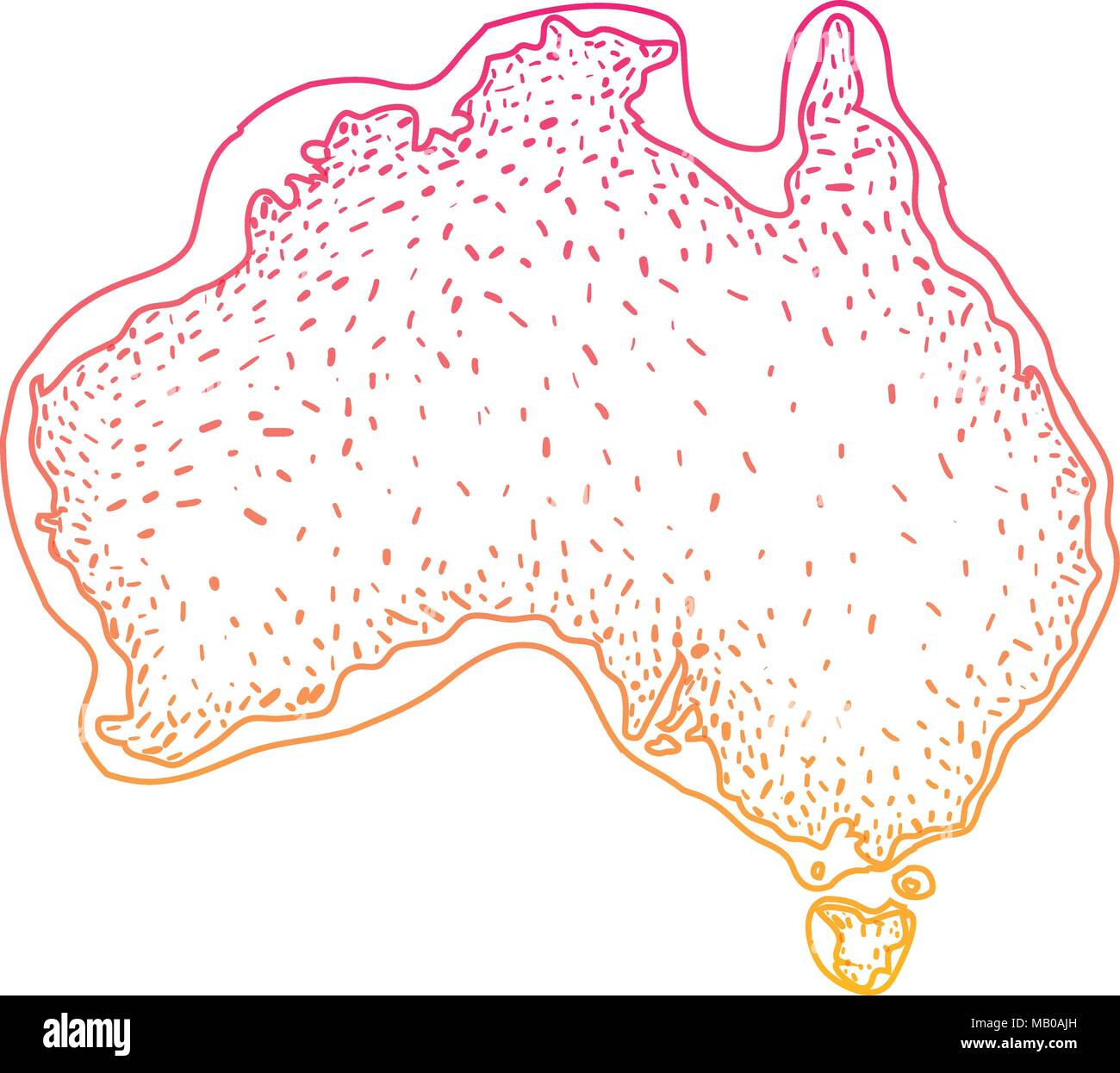 australia map geography icon Stock Vector Image & Art - Alamy