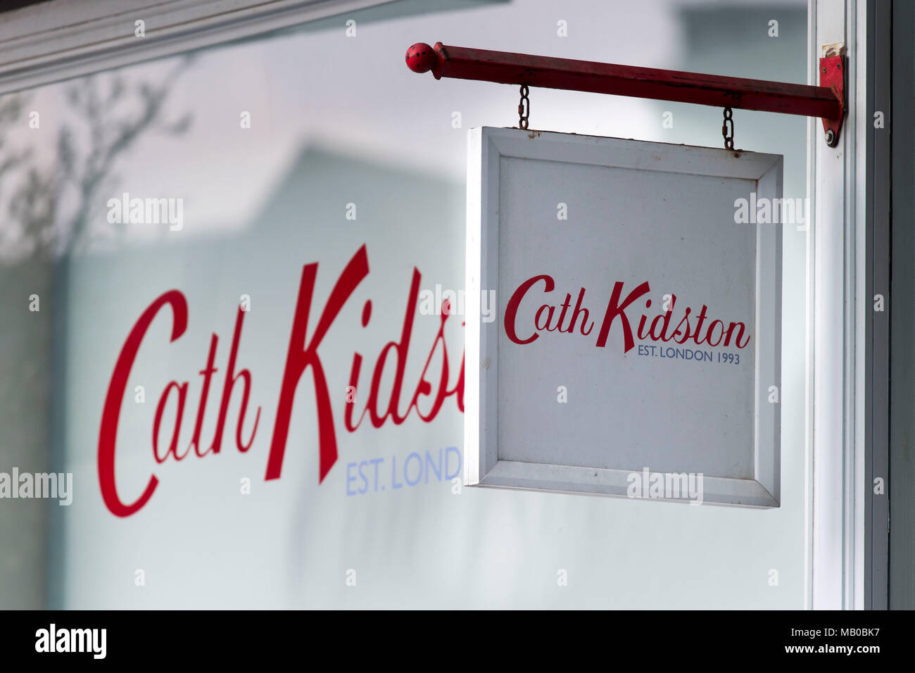 Cath Kidston store sign logo Stock Photo Alamy