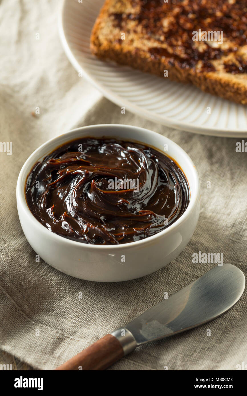 Delicious Australian Dark Yeast Extract Spread for Toast Stock Photo Alamy