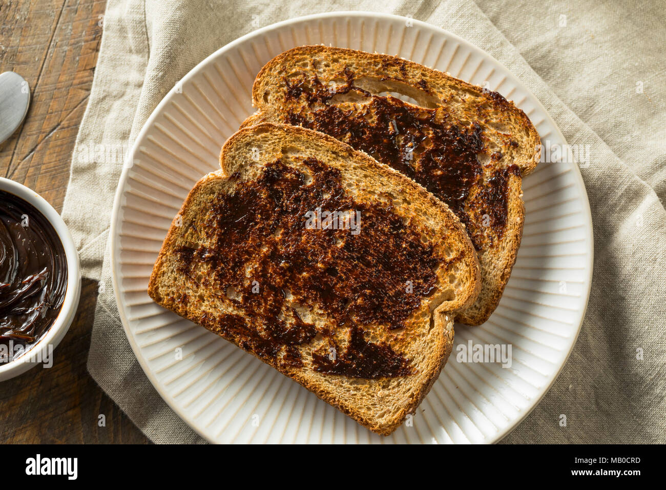 Delicious Australian Dark Yeast Extract Spread for Toast Stock Photo Alamy