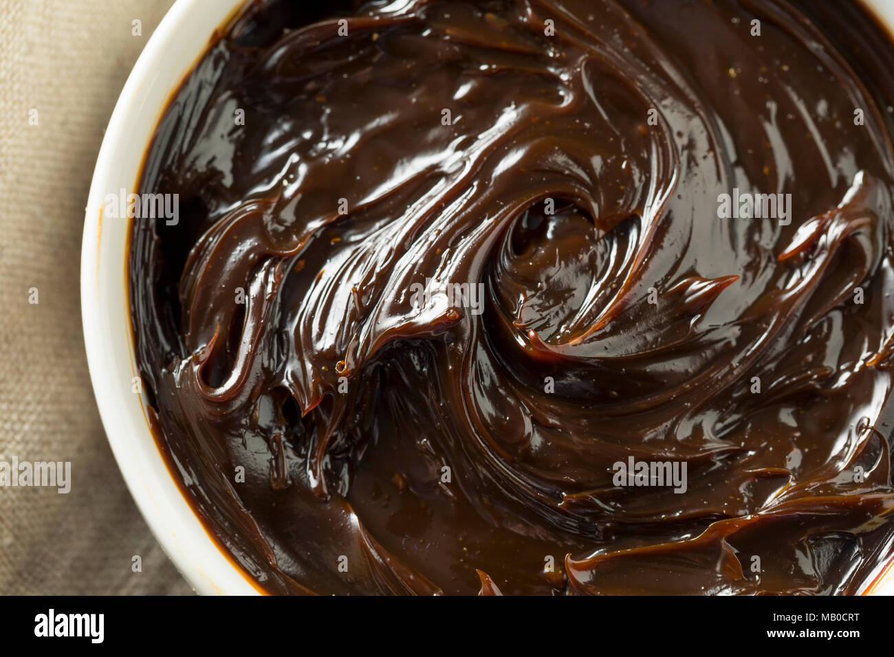 Delicious Australian Dark Yeast Extract Spread for Toast Stock Photo