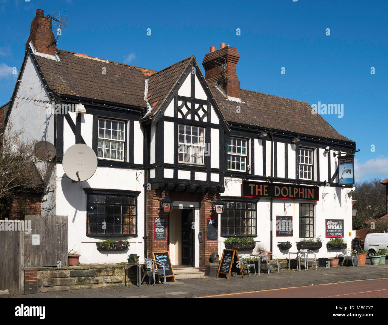 The Dolphin Inn, Tynemouth, North Shields, England, UK Stock Photo