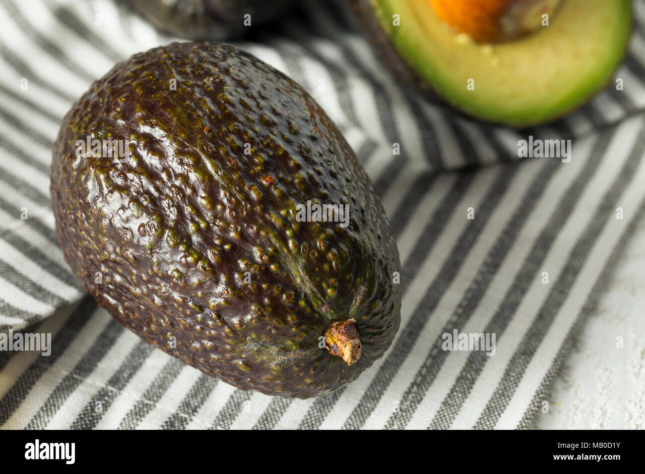 Healthy Organic Green Avocados Ready to Eat Stock Photo - Alamy