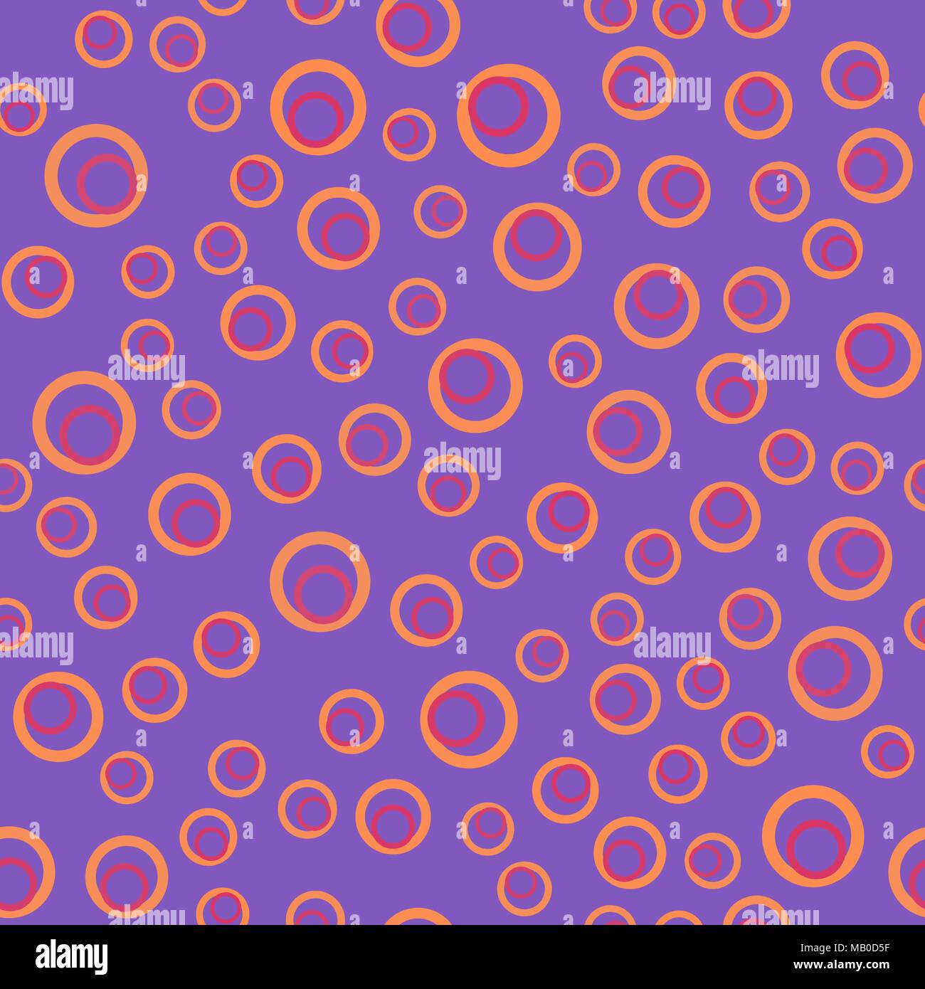 Vector seamless pattern with dots and round shapes. Abstract background ...