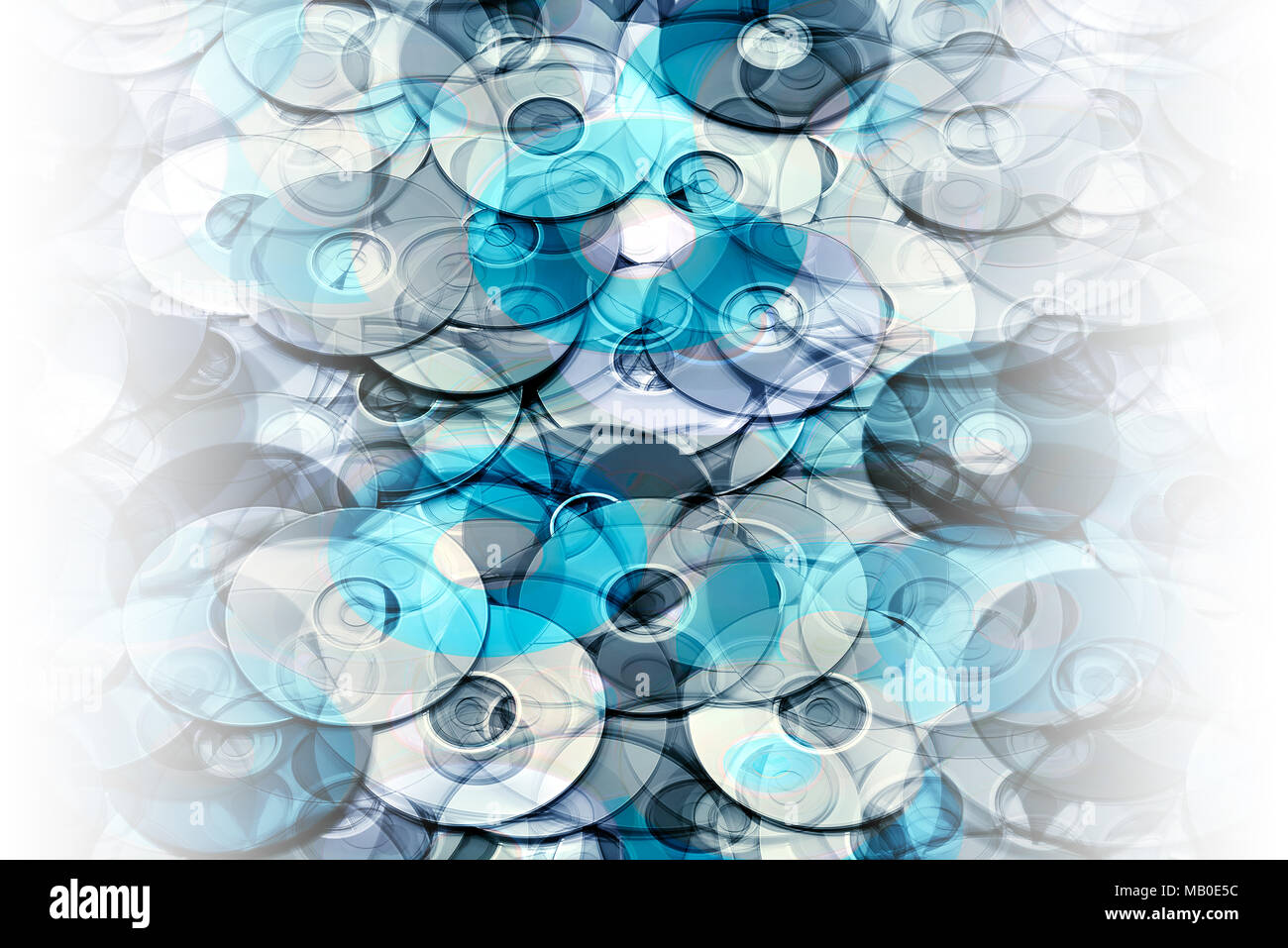Conceptual Layered Blue Abstraction Of DVD And CD Data Storage Disks conceptual-layered-blue-abstraction-of-dvd-and-cd-data-storage-disks