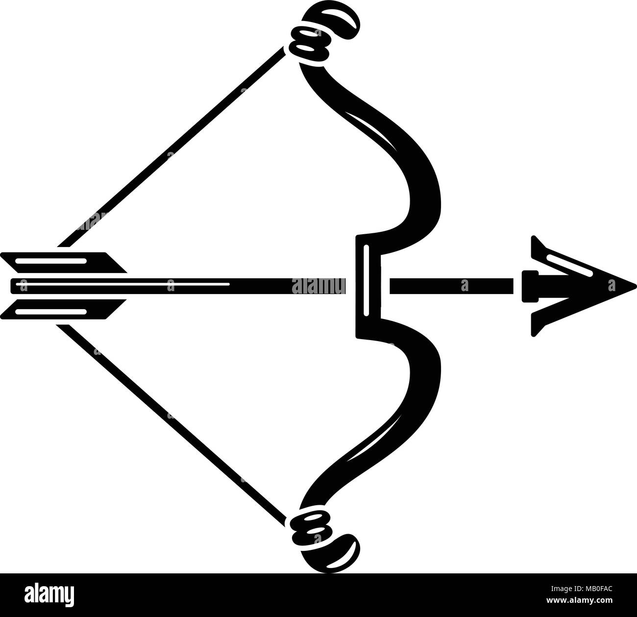 Archery icon, simple style Stock Vector Image & Art Alamy