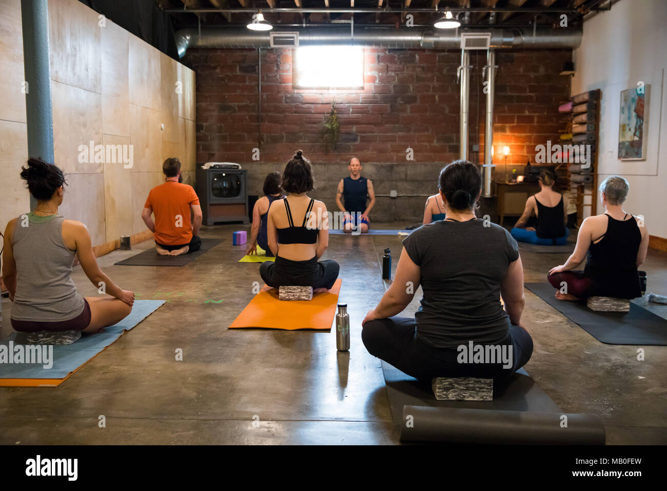 Yoga Studio Editorial Stock Photo