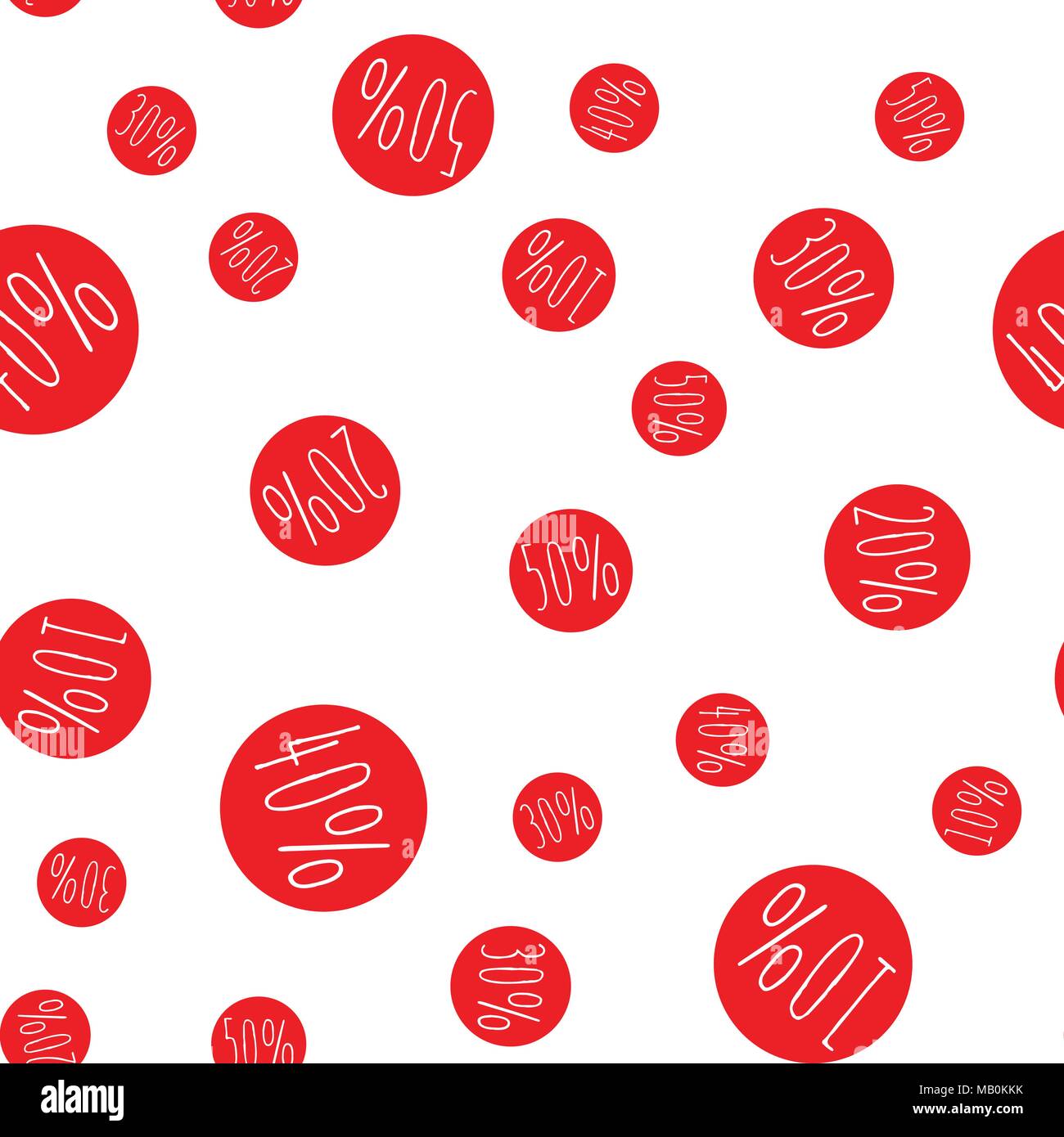 White sale banner with percent signs. Vector paper illustration. Sale
