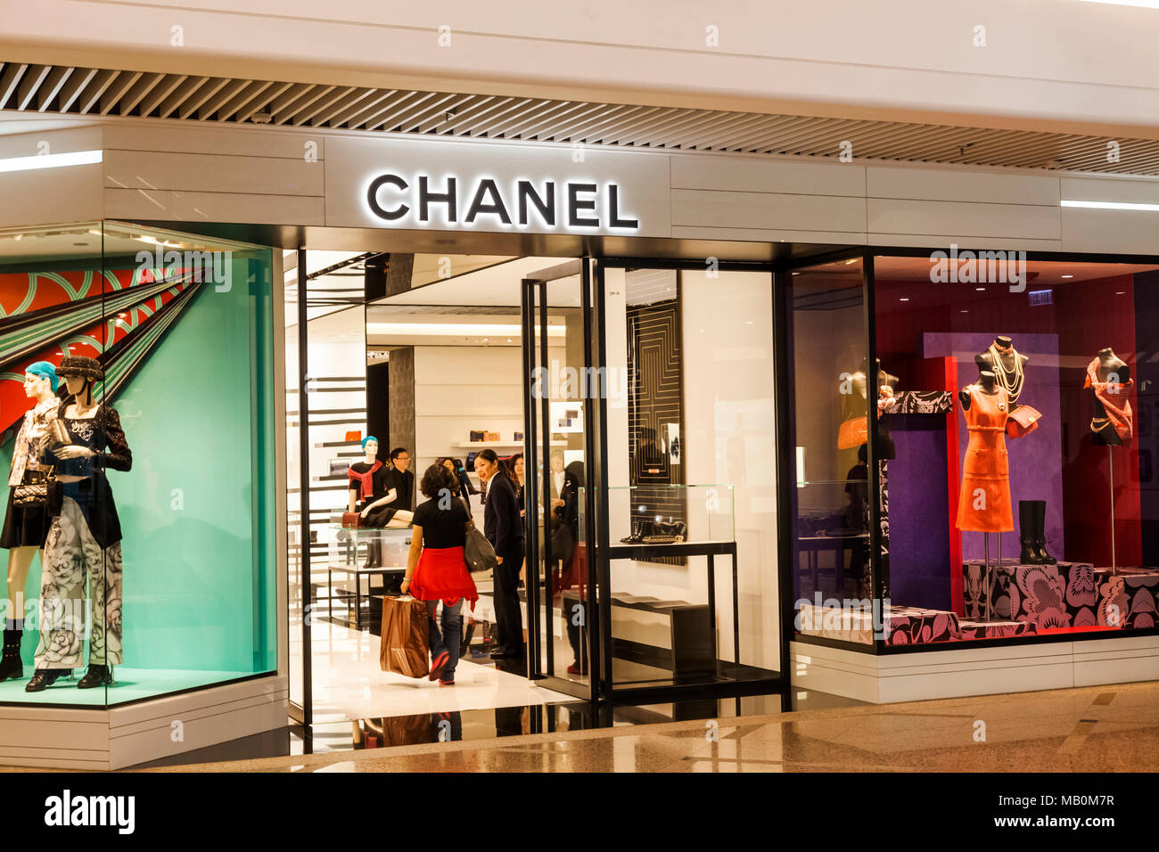 Chanel Boutique Store Emquartier Department Store Stock Photo