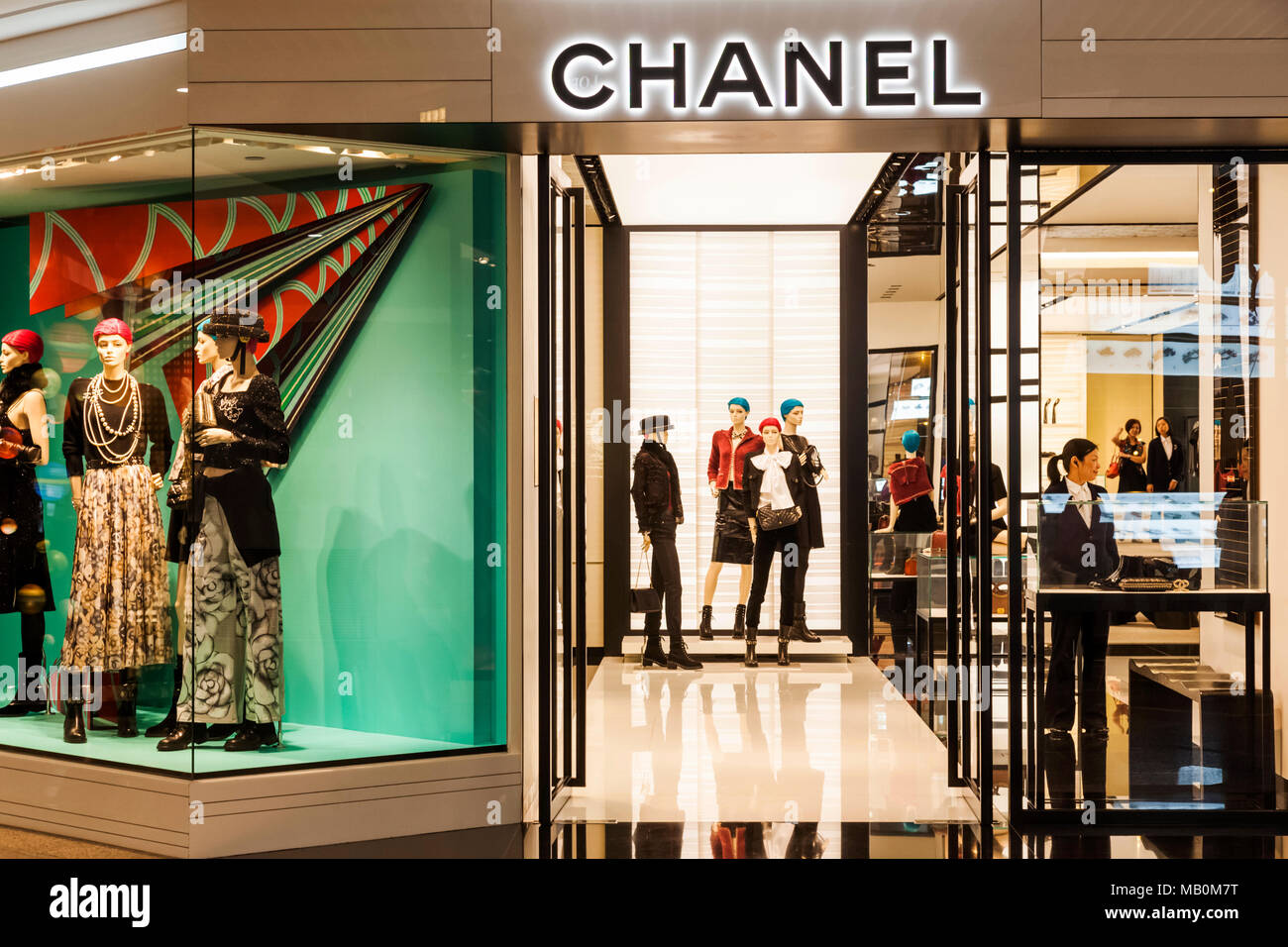 China, Hong Kong, Causeway Bay, Times Square Shopping Mall, Chanel Store  Stock Photo - Alamy