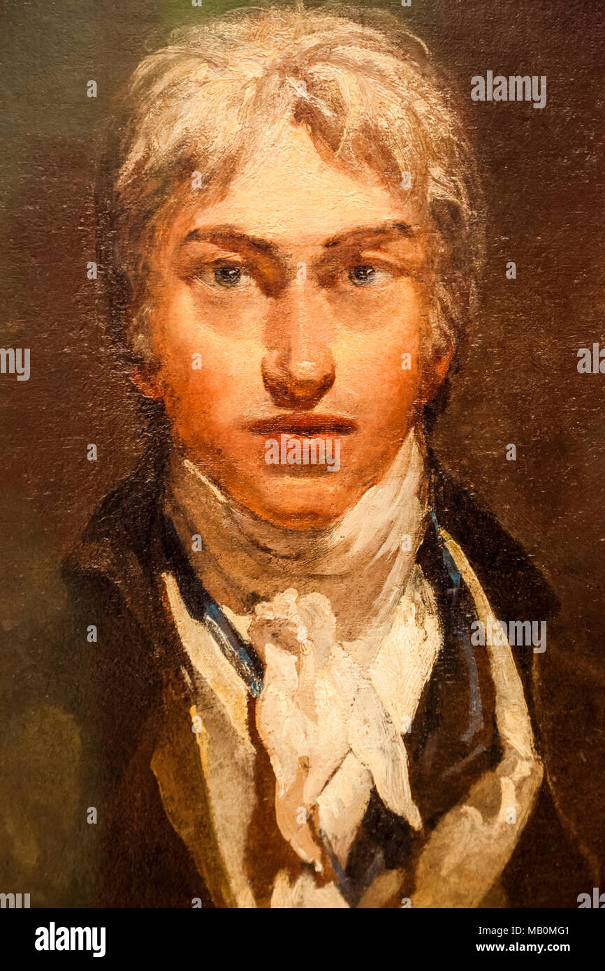 Self Portrait of JMW Turner aged 24 dated 1799 Stock Photo Alamy