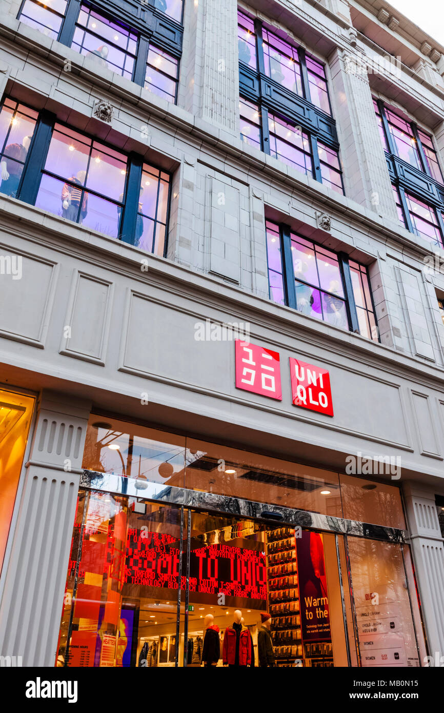 England london oxford street uniqlo hi-res stock photography and images -  Alamy