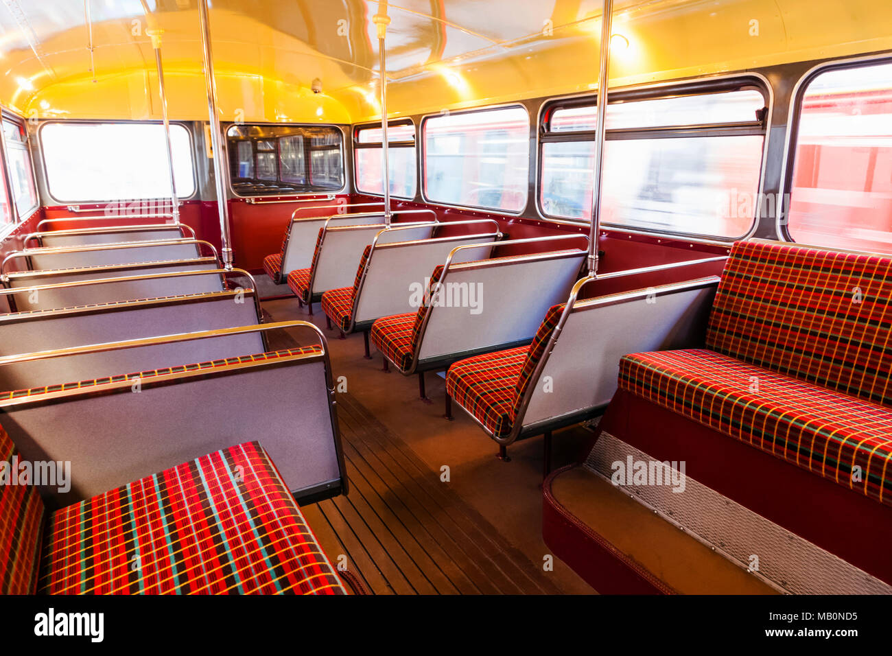 British Double Decker Bus Interior