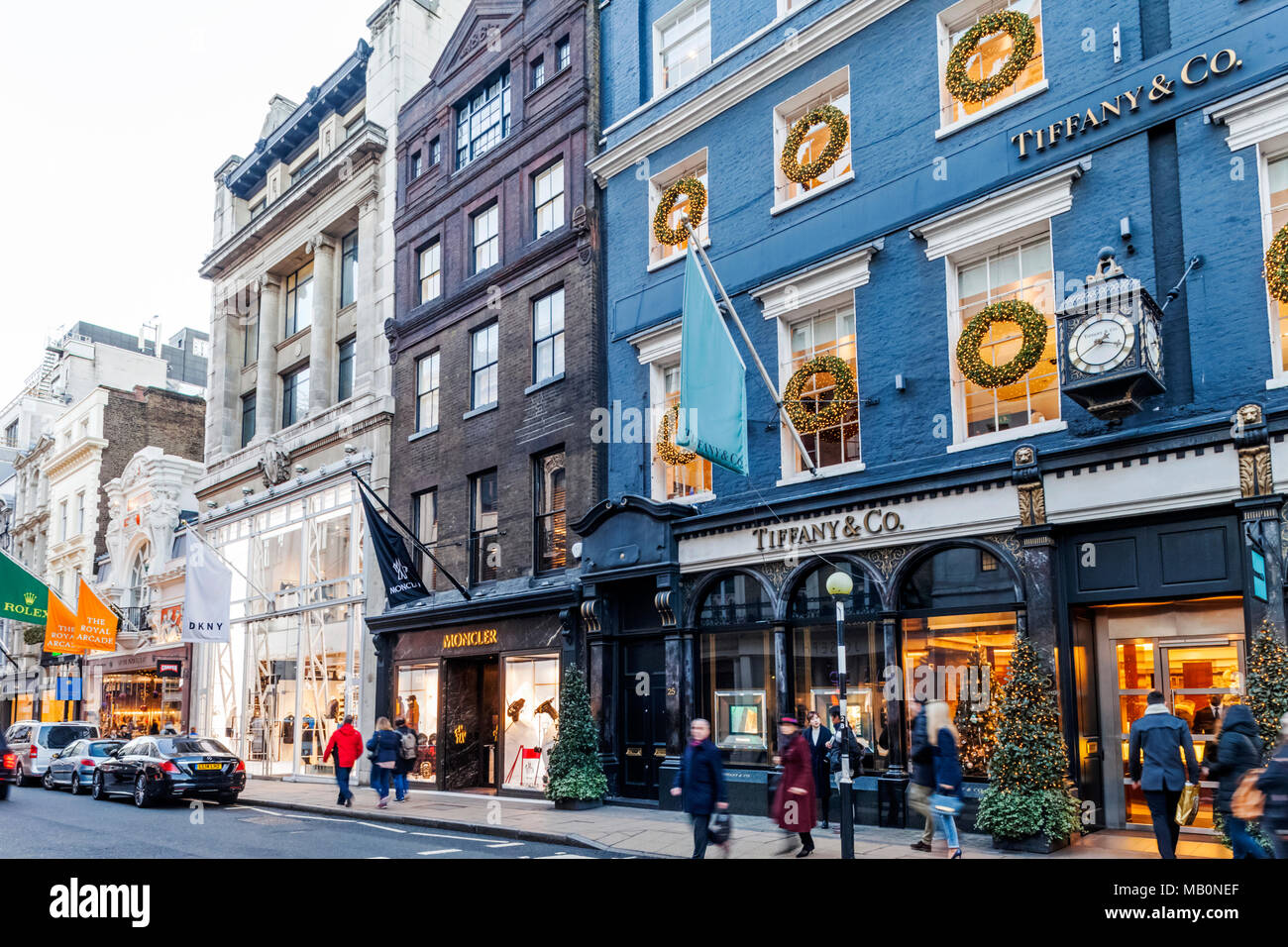 England, London, Piccadilly, Old Bond Street Stock Photo - Alamy