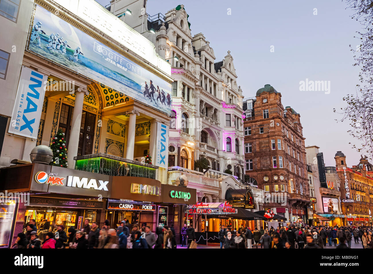 Leicester square nightlife hi-res stock photography and images - Alamy