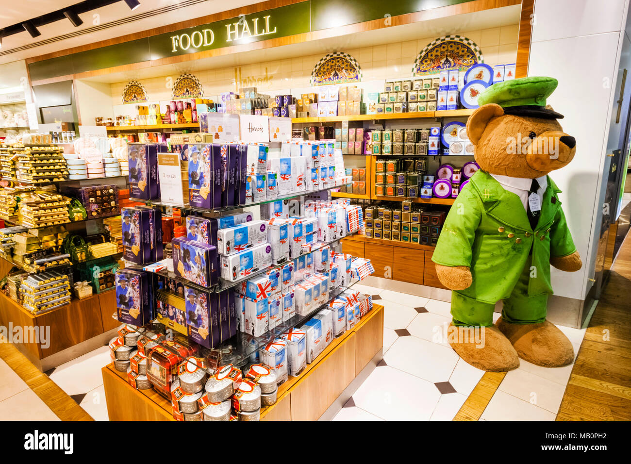 England, London, Heathrow Airport, Harrods Store Stock Photo Alamy