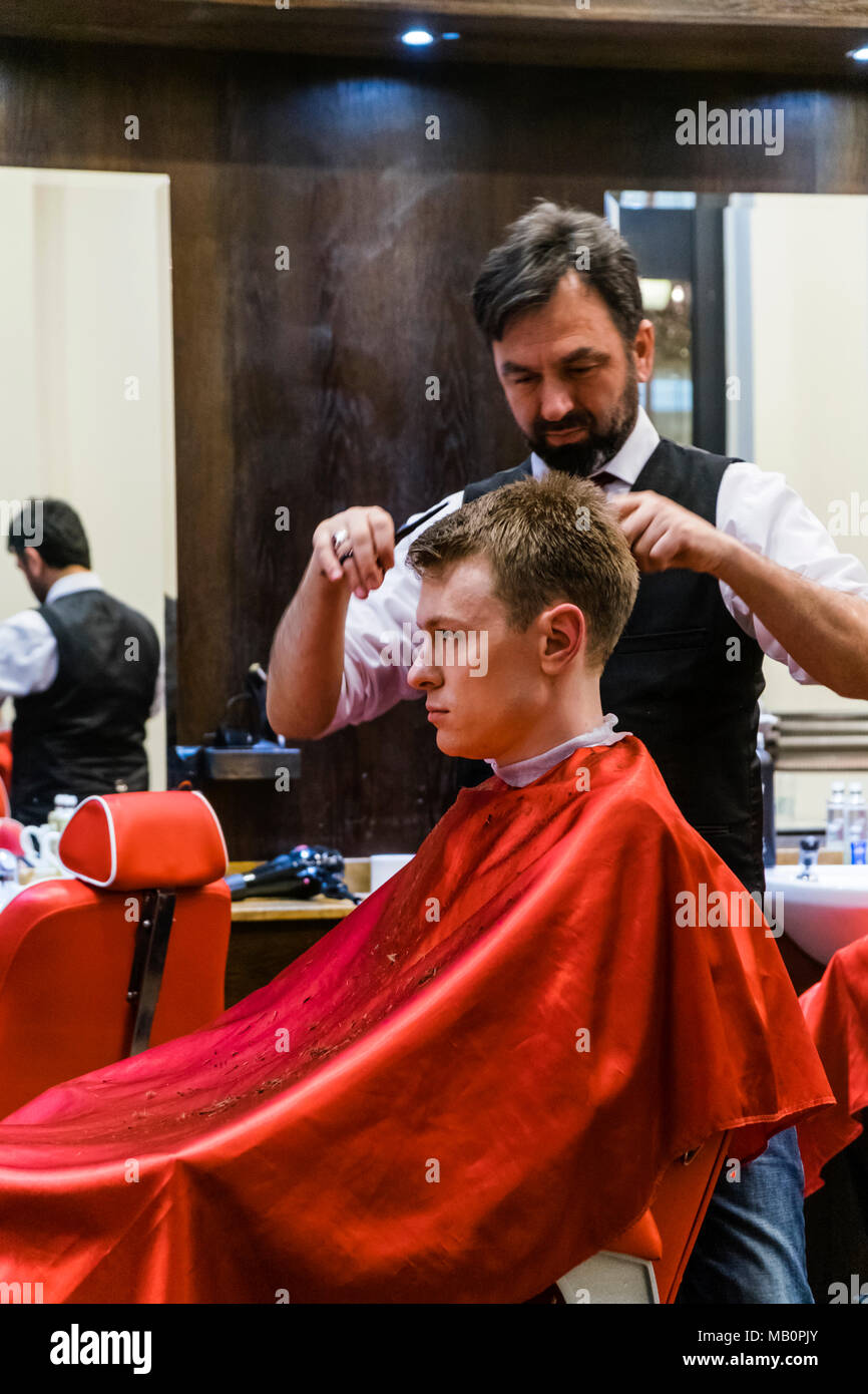 Mens Hairdressing Salon Stock Photos Mens Hairdressing Salon