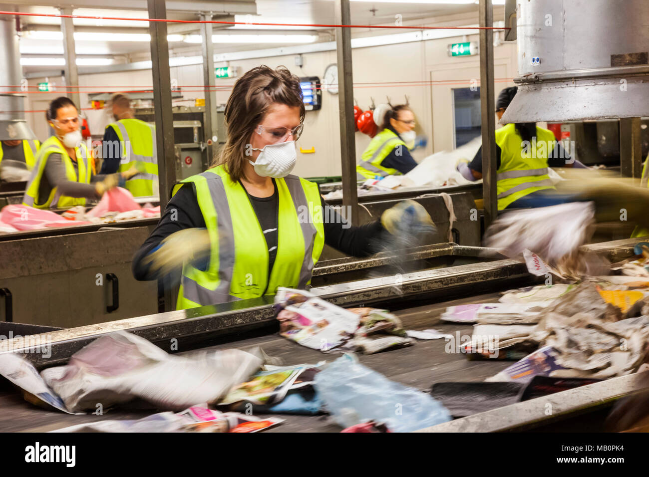England, London, Southwark Integrated Waste Management Facility, Waste