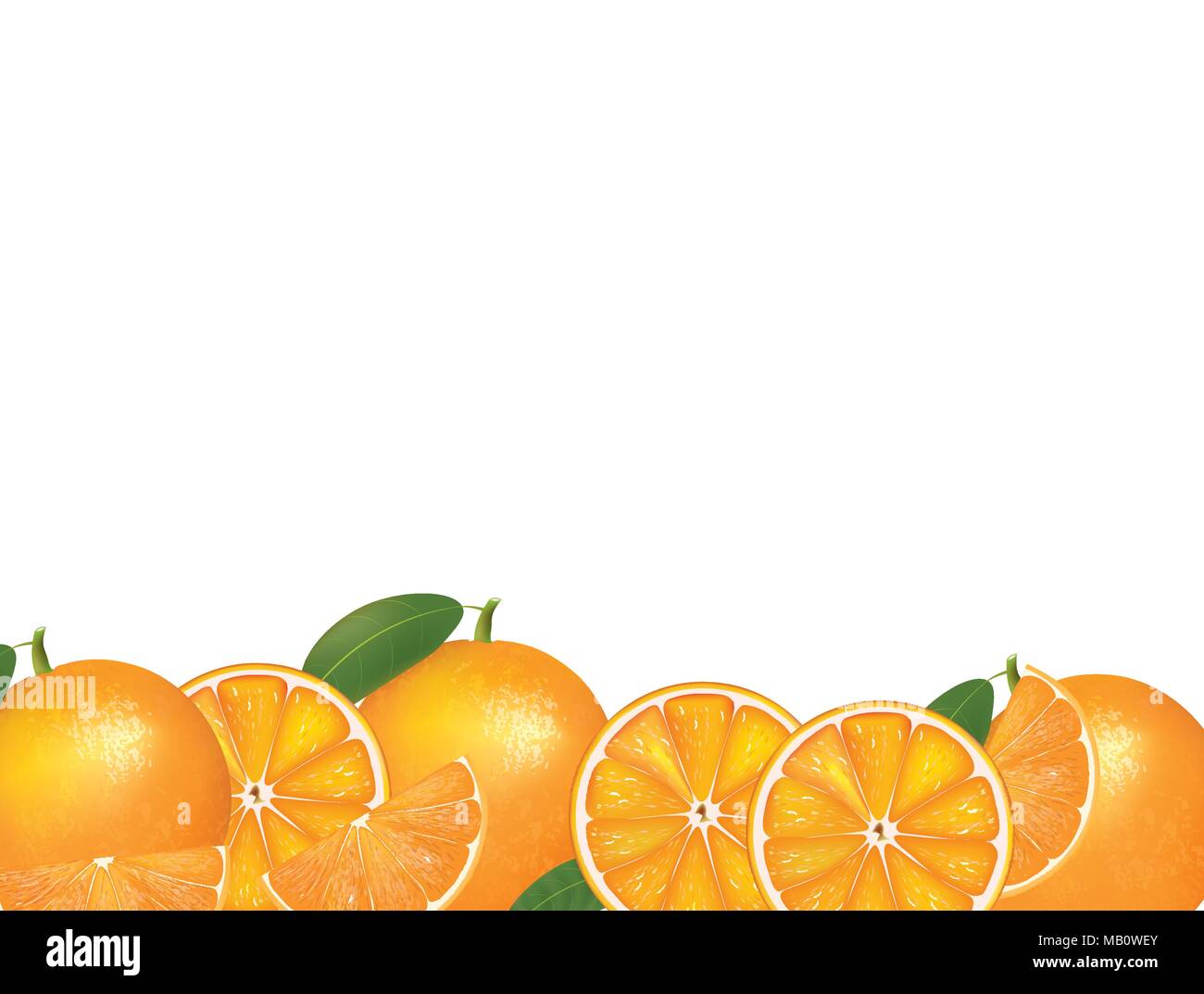 Orange fruit background, vector Stock Vector Image & Art - Alamy