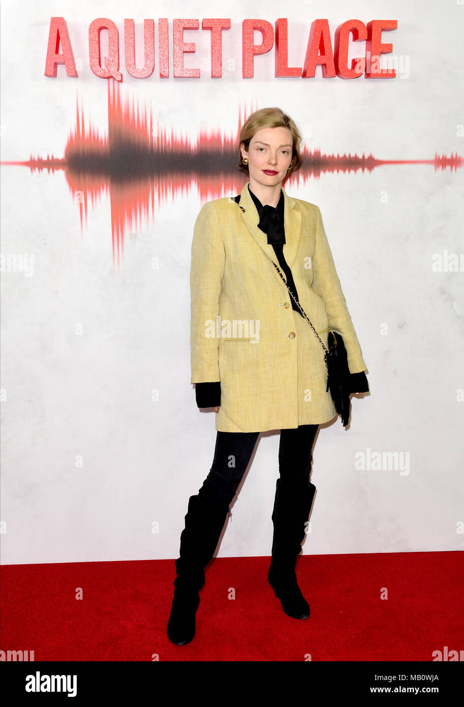 Camilla Rutherford attending the A Quiet Place VIP fan screening held