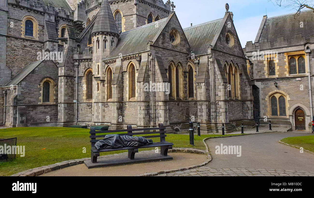 Impressive church in Dublin The Christchurch Cathedral DUBLIN