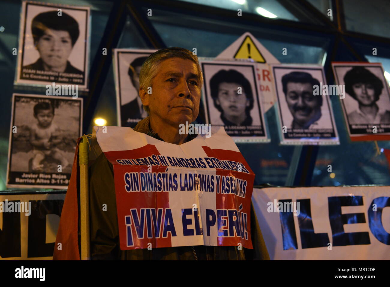 Madrid Spain 05th Apr 2018 A Man Pictured During A Protest In madrid-spain-05th-apr-2018-a-man-pictured-during-a-protest-in