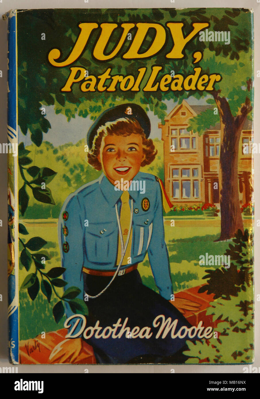 Judy Patrol Leader dates from 1966 although the story was first published back in 1934, written by Dorothea Moore who was a Guide leader between the wars. The cover artist, Frank Varty, has updated the uniform. Frank's work adorned hundreds of children's books in the 1950s and 60s. Dorothea herself died in 1934 and The Children's Press was a range from Collins Publishers, making the most out of their back-catalogue. Stock Photo
