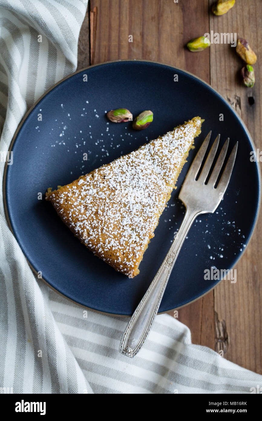 Blue Sponge Cake High Resolution Stock Photography and Images Alamy