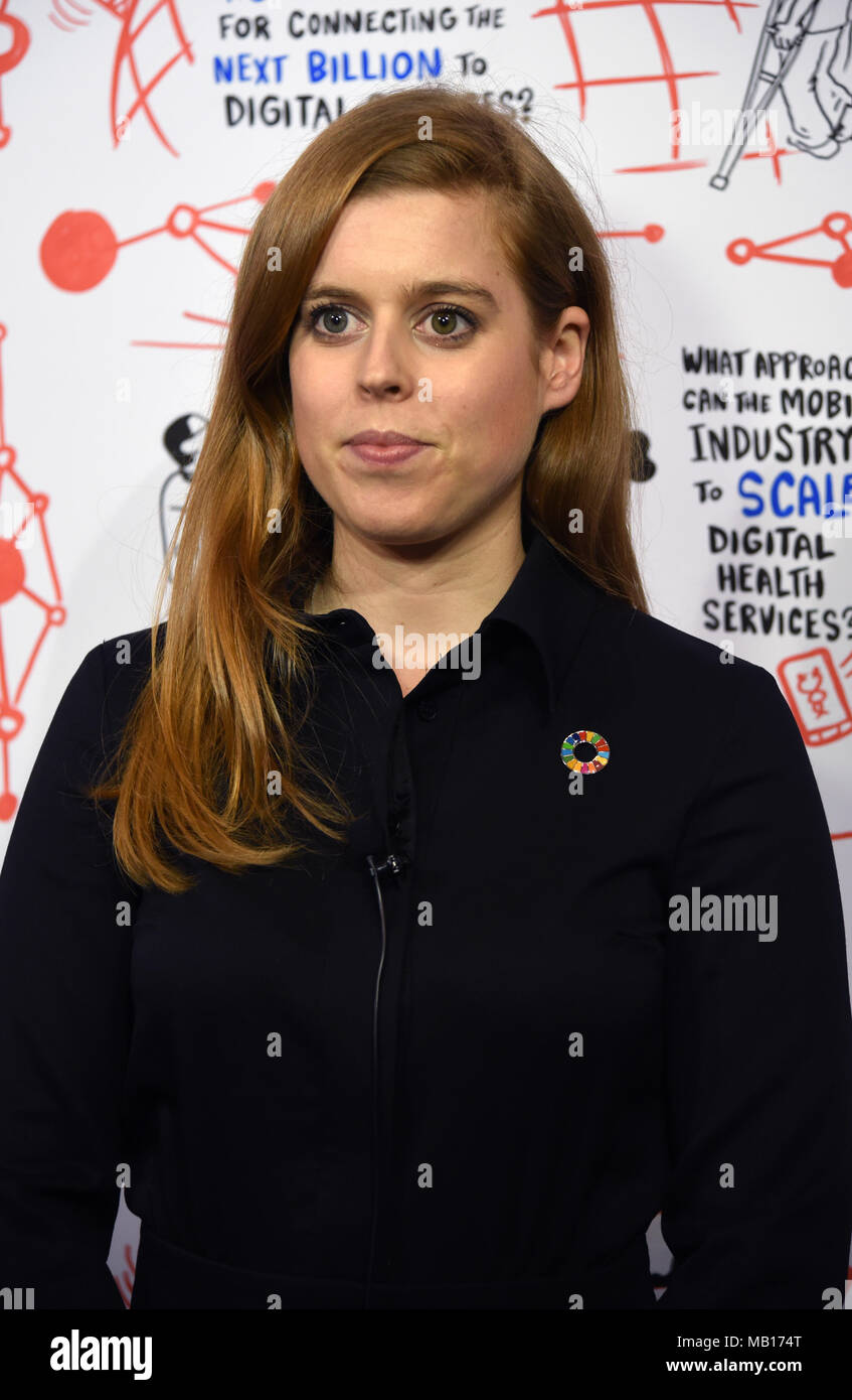 Princess Beatrice of York attends the GSMA Mobile World Congress