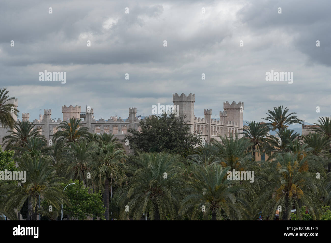 Die Seehandelsbörse in Palma de Mallorca Stock Photo