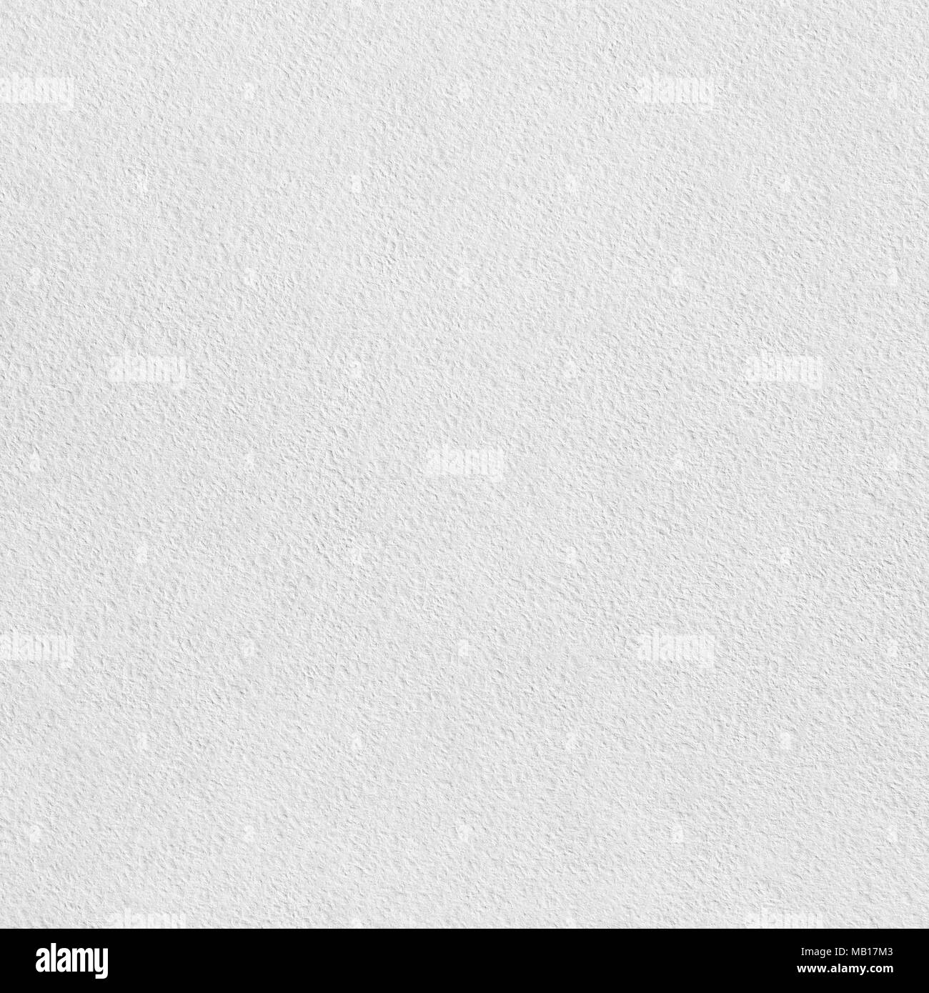 Blank white watercolour paper texture or background. Top view. Flat lay. Stock Photo