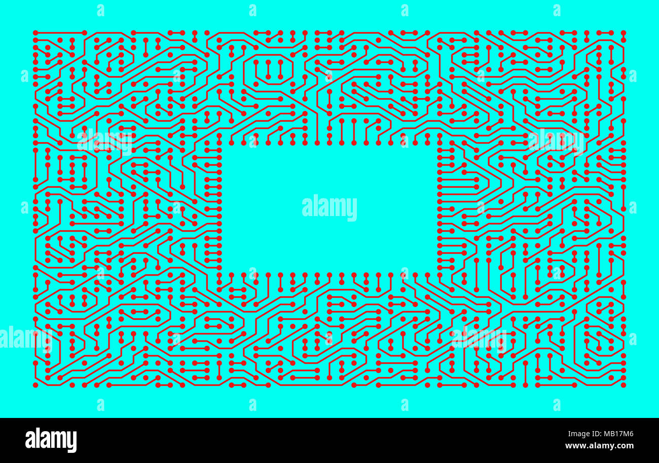 Circuit board as high tech minimalistic background, abstract