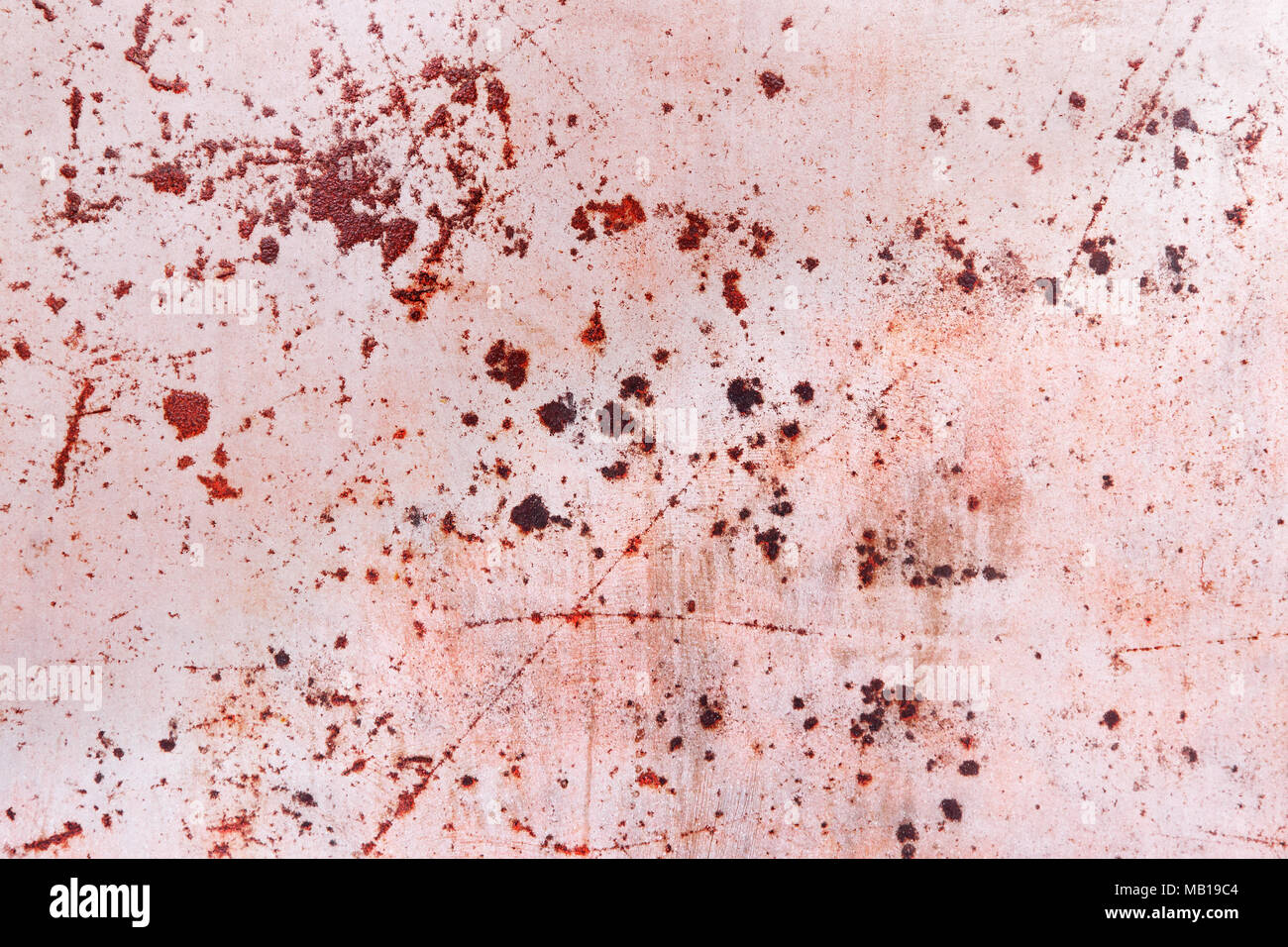 Corroded rusty old industrial rusted steel. Textured rust background with brown and red textures. Stock Photo