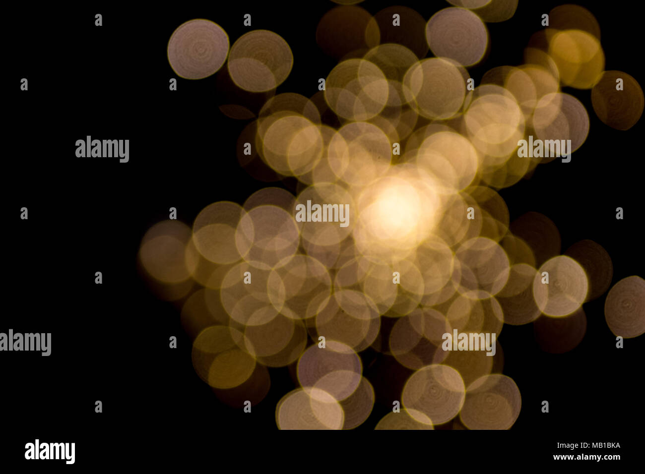 Abstract blurred lights with black background Stock Photo - Alamy
