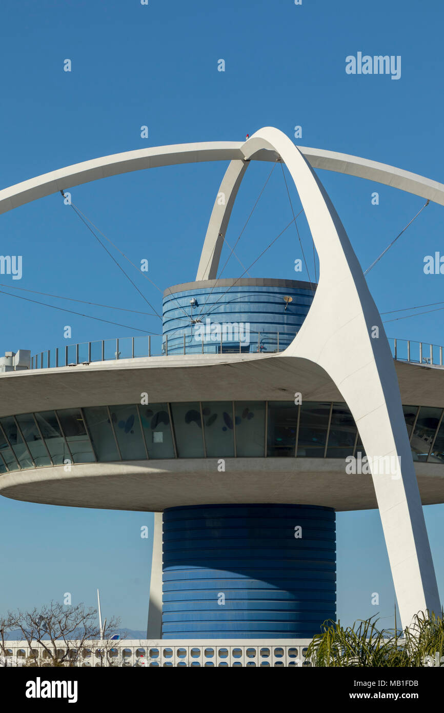 the Theme Building, LAX, Los Angeles airport, California, USA Stock Photo
