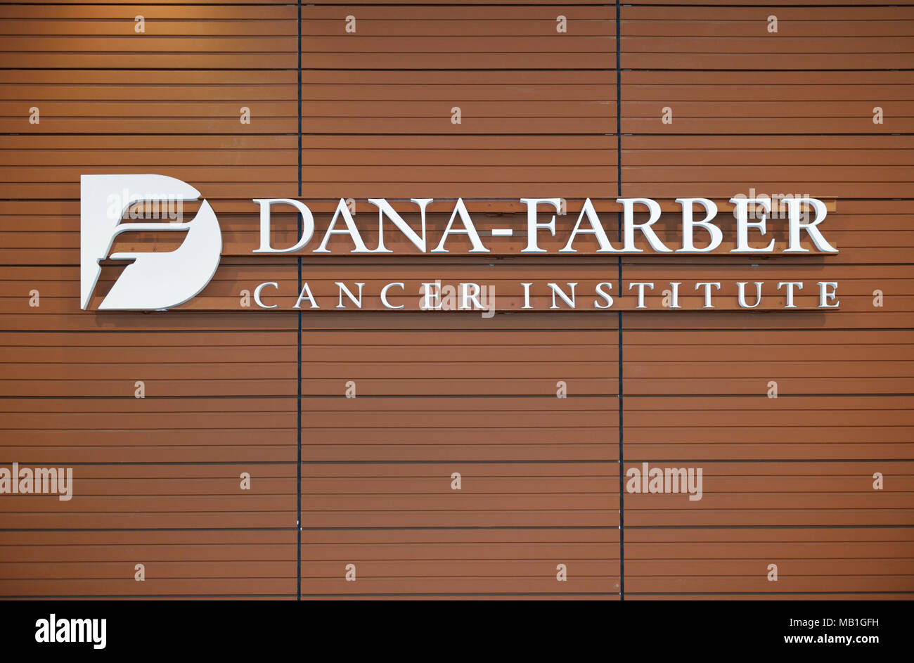 Dana-Farber Cancer Institute, famous cancer research hospital, Boston, MA Stock Photo