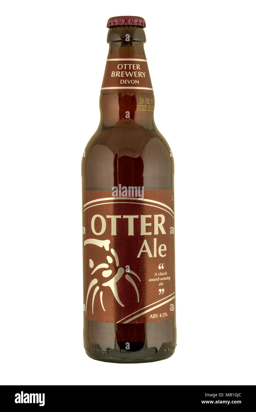 Otter Brewery - Otter Ale bottled beer. Stock Photo